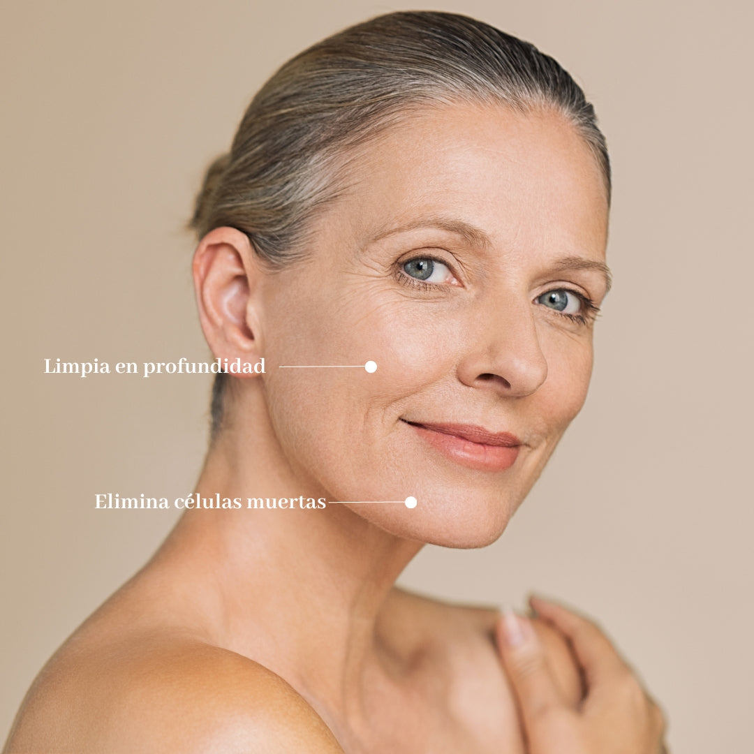 Facial clean & scrub | Exfoliante facial doble acción