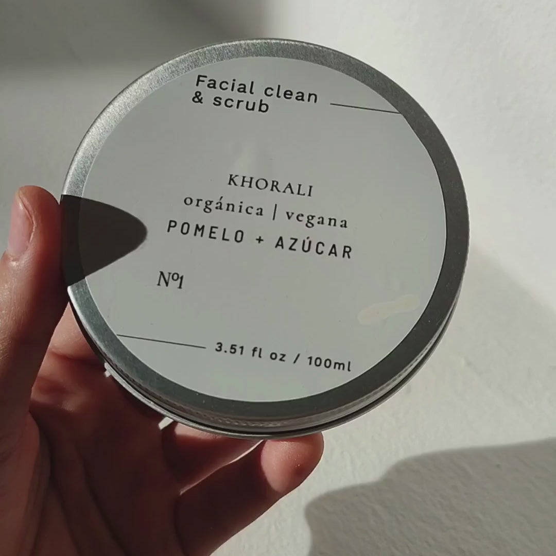 Facial clean & scrub | Exfoliante facial doble acción